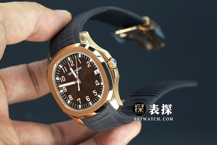 WY factory Patek Philippe1:1super watch black dial white needle rubber model pictures and prices overall live photos
