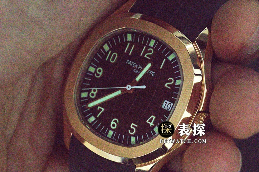 WY factory Patek Philippe1:1super watch black dial white needle rubber model picture and price front live photo