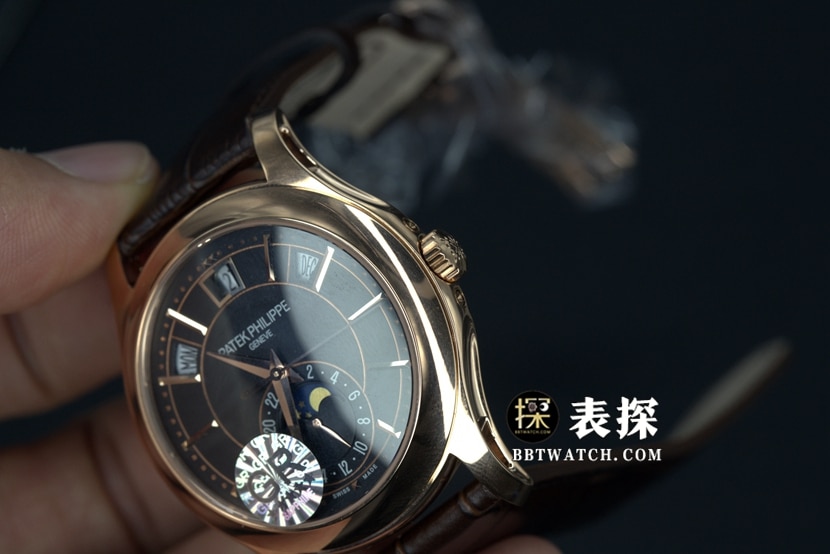 GR factory Patek Philippe complex function timepiece watch men's black dialleather strap model pictures and prices overall live photos