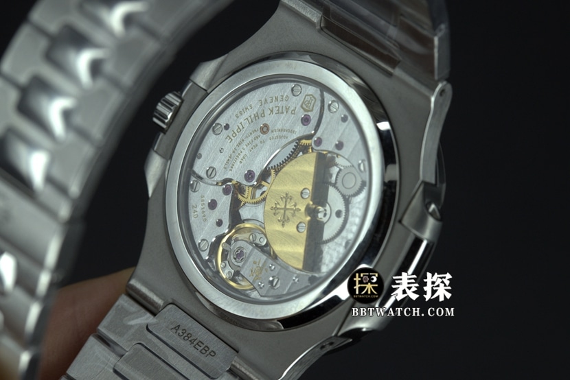PPF FactoryPatek Philippe sports elegant 5712GR top-tier watch men's steel king steel bracelet model picture and price caseback live photo