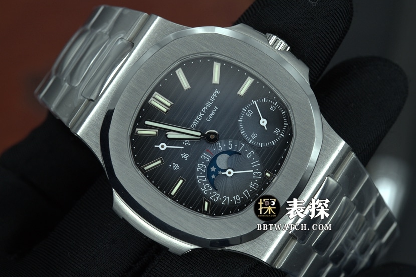 PPF FactoryPatek Philippe sports elegant 5712GRtop-tier watch men's steel king steel bracelet model pictures and prices front live photo
