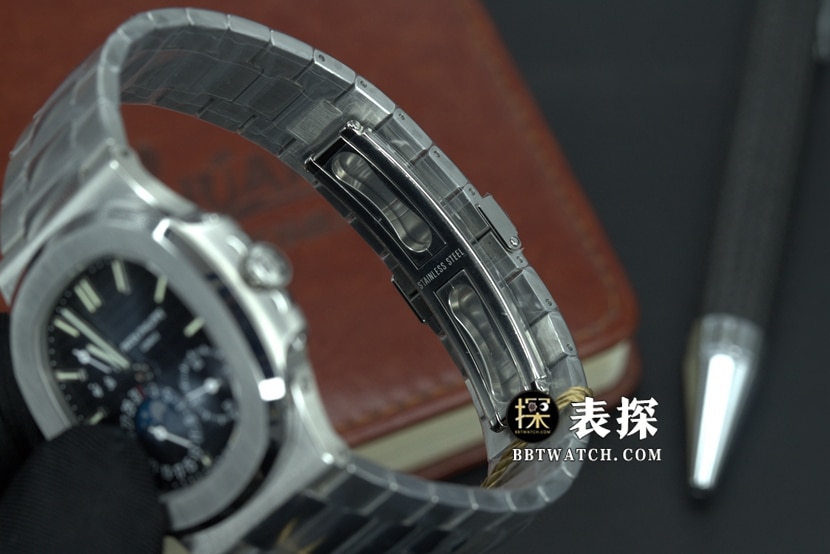 PPF FactoryPatek Philippe sports elegant 5712GR top-tier watch men's steel king steel bracelet model clasplive photos