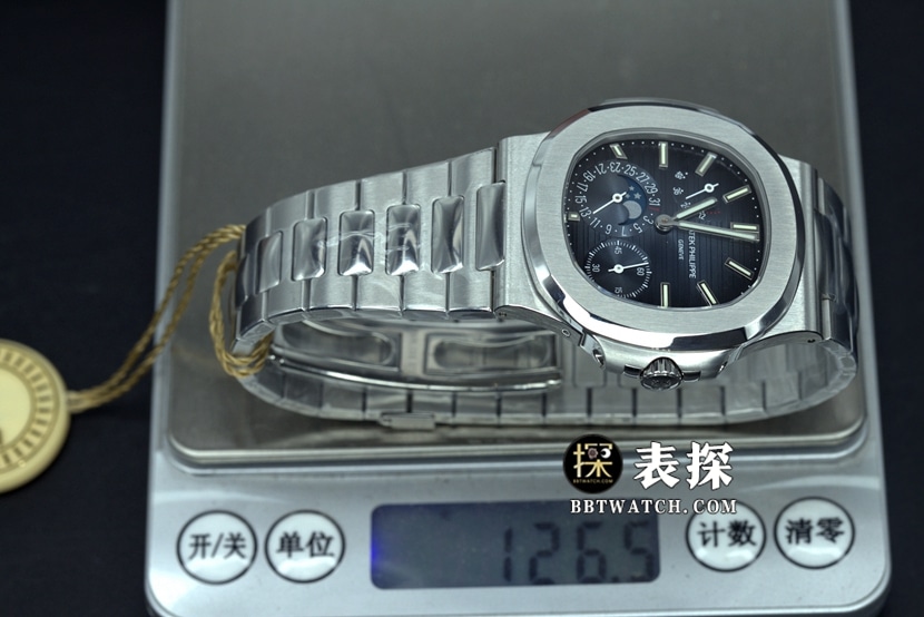 PPF FactoryPatek Philippe sports elegant 5712GRtop-tier watch men's steel king steel bracelet model weight