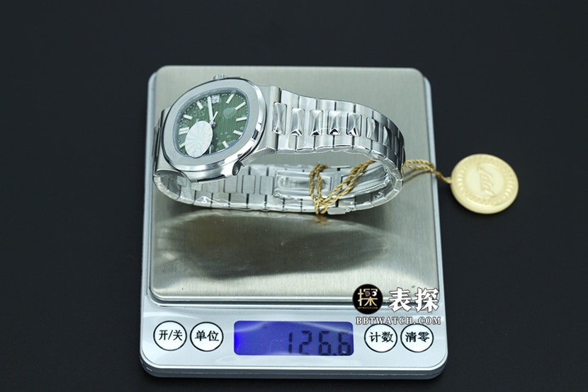 PPF FactoryPatek Philippe sporty and elegant top-tier watch men's olive green Nautilussteel bracelet model pictures and price weight live photos