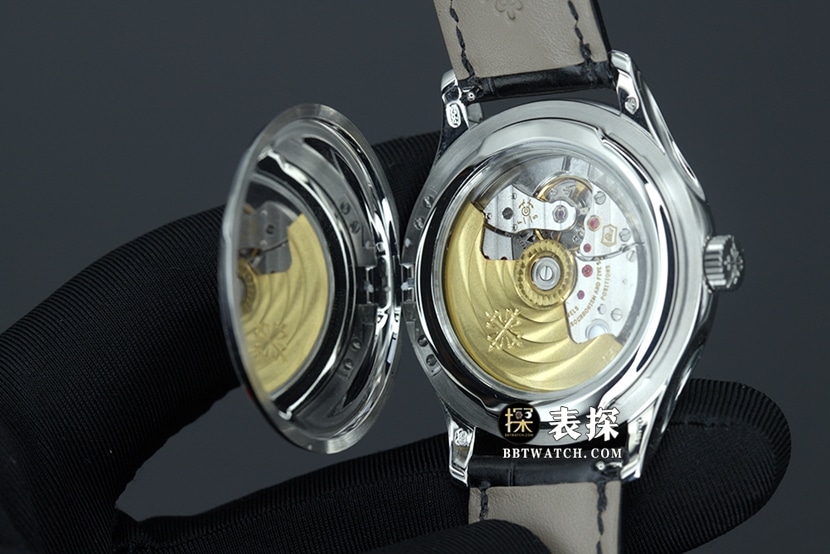 ZF FactoryPatek Philippe classic 5227super watch men's black dialleather strap model pictures and prices caseback live photo