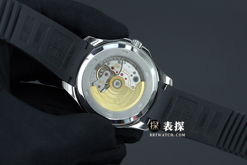 ZF FactoryPatek Philippe Undersea Explorer watch men's grenade black dial rubber model picture and price caseback live photo