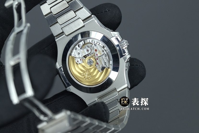 GR factory Patek Philippe sports elegant 5726 top-tier watch men's annual calendar blue dialsteel bracelet model pictures and prices caseback live photo