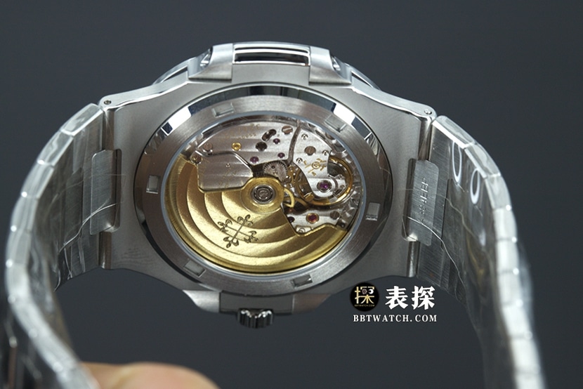 PPF FactoryPatek Philippe sporty and elegant top-tier 1:1super watch men's green dial diamond steel bracelet model picture and price caseback live photo