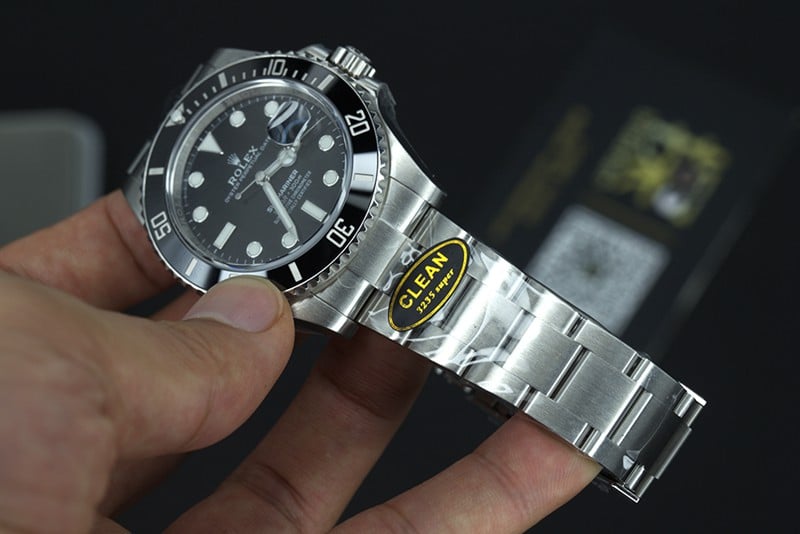 Factory C RolexBlack Submarinertop-tier watch 3235movement41mmceramic bezel mouth picture