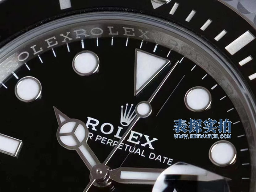 AR factory Rolex Black Submariner V5 version no color difference top-tier watch details