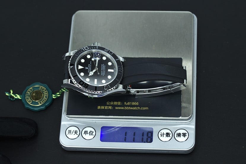 JVSRolexreplica white yacht-master 3235 mechanical men's watch weight