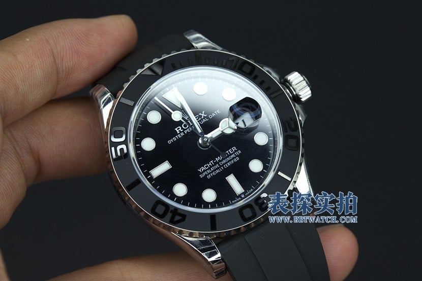 Rolextop-tier watch VS Factorywhite gold yacht bezel details