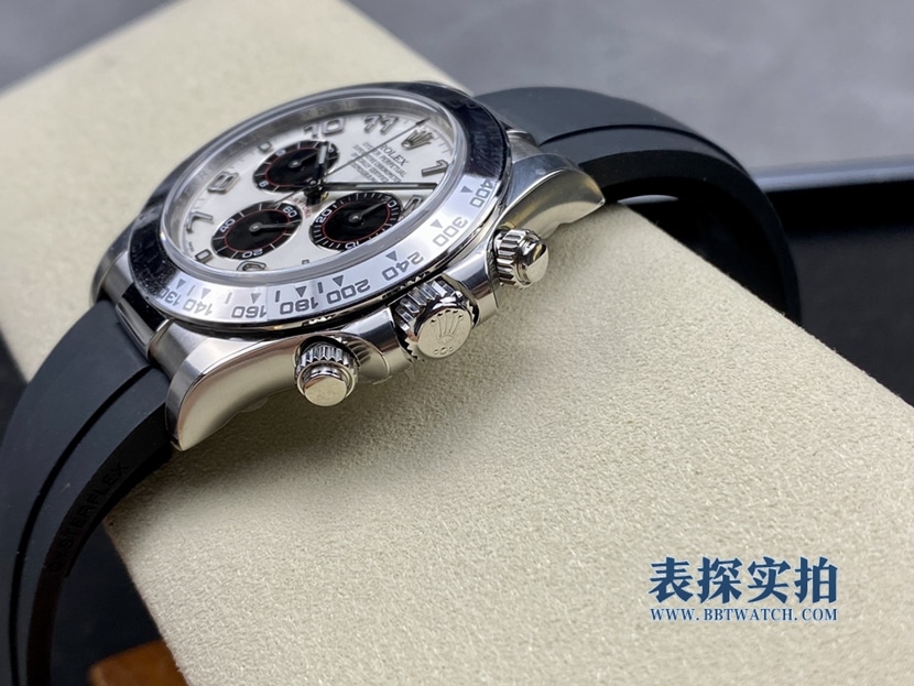 Dachang high-quality replicaC factory Rolex white steel Daytona4130movement40mm side