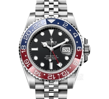 C+ Greenwich Rolex collectible watches luminous black disc cola ring steel strap models m126710blro-0001