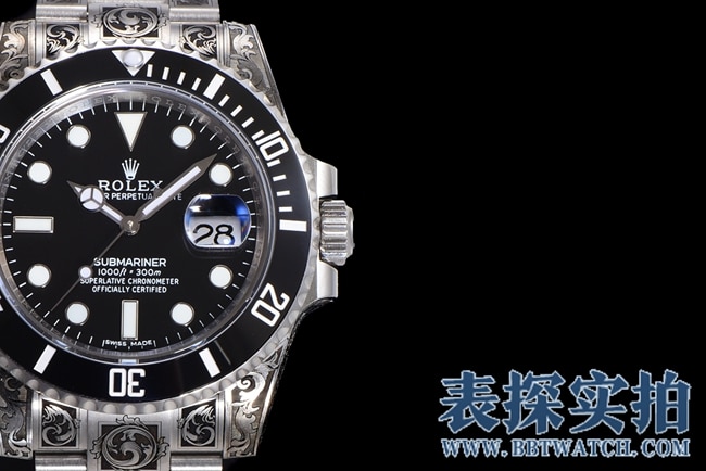 RolexBlack Submariner factory high-quality hand-carved gold men's watch_price_style pictures_quality details