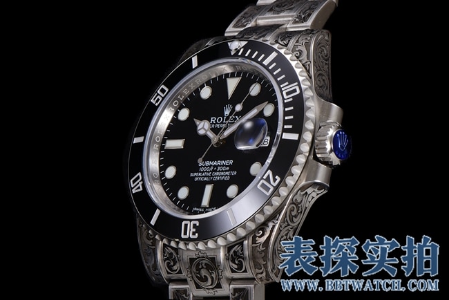 Rolex Black Submariner high-quality hand-engraved gold men's watch from a large manufacturer_price_style picture_quality profile