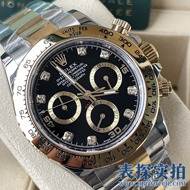 BT factory Rolex Daytona high-quality black dial yellow gold model_price_style picture_quality how to say positive