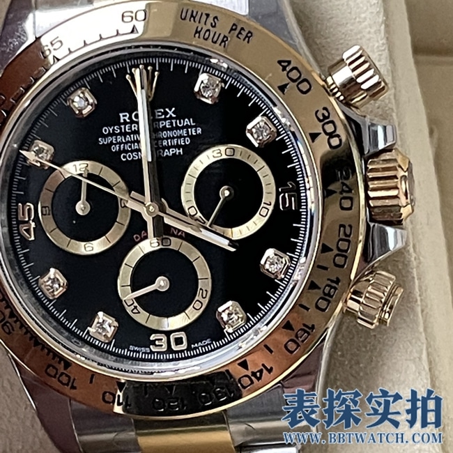 BT factory Rolex Daytona high-quality black dial yellow gold model_price_style picture_quality how to say positive