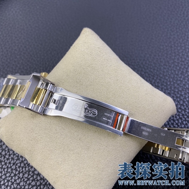 Factory C Rolextop-tiersuper gold Black Submariner men's watch_how much_pictures_how is the workmanship clasp