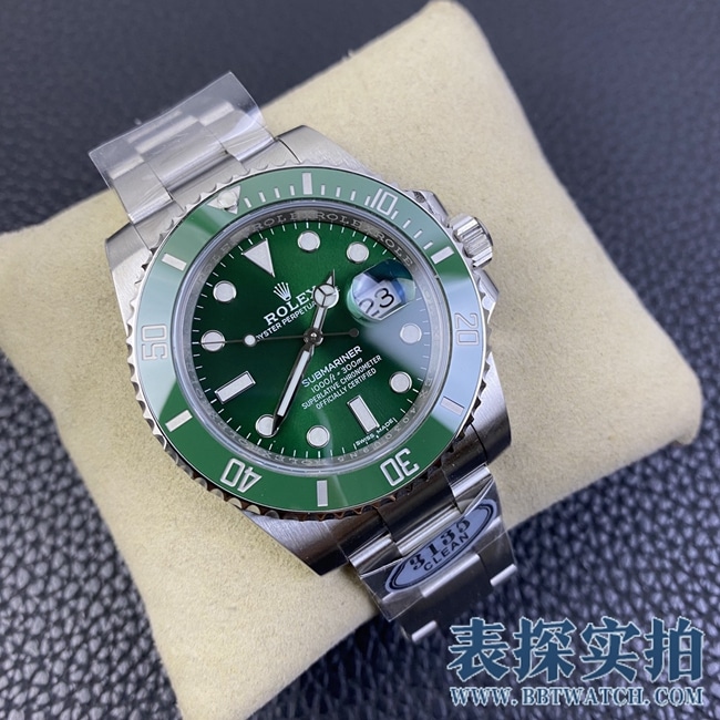 Factory C Rolex Starbucks Submarinertop-tier green bezel watch_price_picture_how is the quality front
