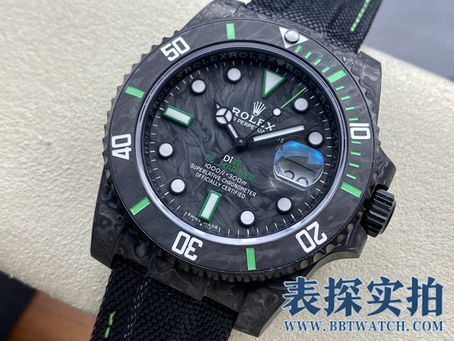 VSRolextop-tiersuper carbon fiber Submariner series watch _How much does it cost_Pictures_How is the workmanship? Front