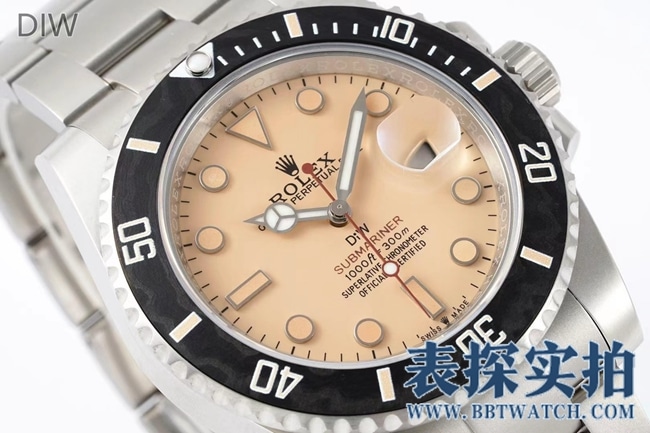 DIWRolextop-tiersuper yellow plate Submariner watch_how much_pictures_how is the workmanship? front