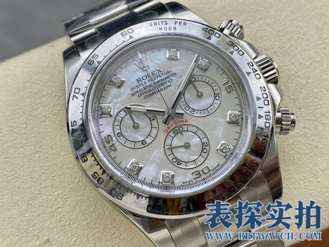 C factory Rolex moissanite real mica dialDaytonatop-tier _price_picture_how is the quality front