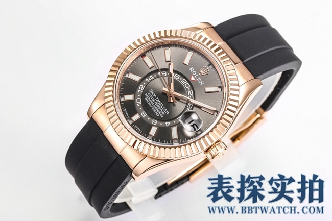 Rolextop-tiersuper gray plate Skywalker men's watch_how much_picture_how is the workmanship front
