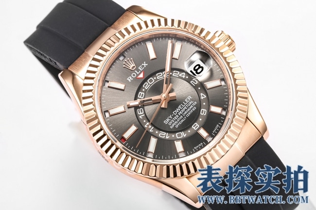 Rolextop-tiersuper gray plate Skywalker men's watch_how much_picture_how is the workmanship front