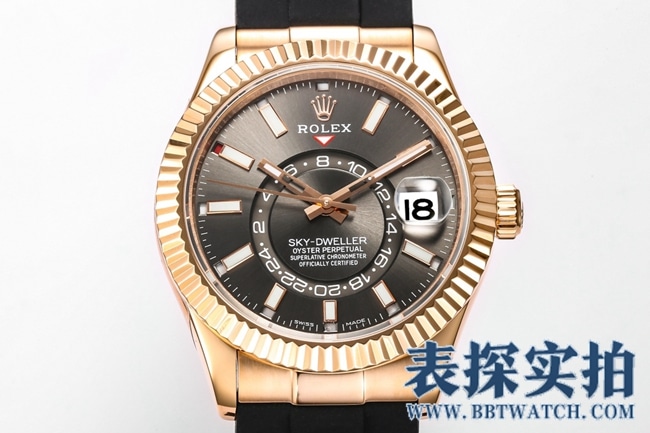 Rolextop-tiersuper gray plate Skywalker men's watch_how much_picture_how is the workmanship front