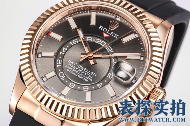 Rolextop-tiersuper gray plate Skywalker men's watch_how much_picture_how is the workmanship front