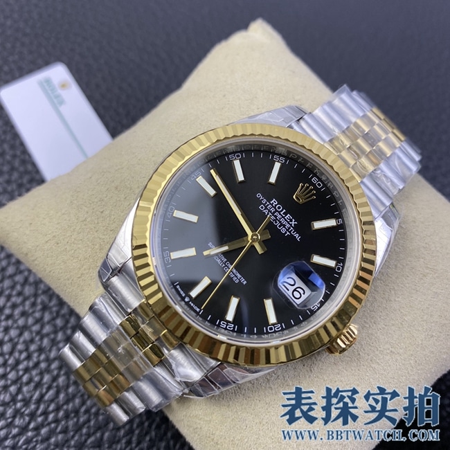 VSRolexDatejustblack dial high-quality watch from a major manufacturer_price_style picture_quality positive