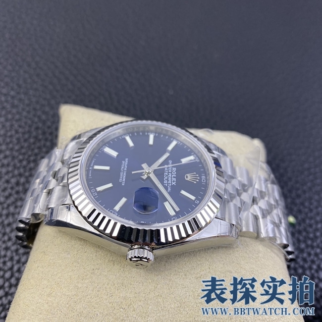 vsRolexblue dialtop-tier log 41mm watch_price_picture_quality side