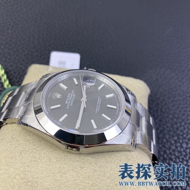 vsRolextop-tiersuper log 41mm watch_How much does it cost_Pictures_How is the workmanship Side view