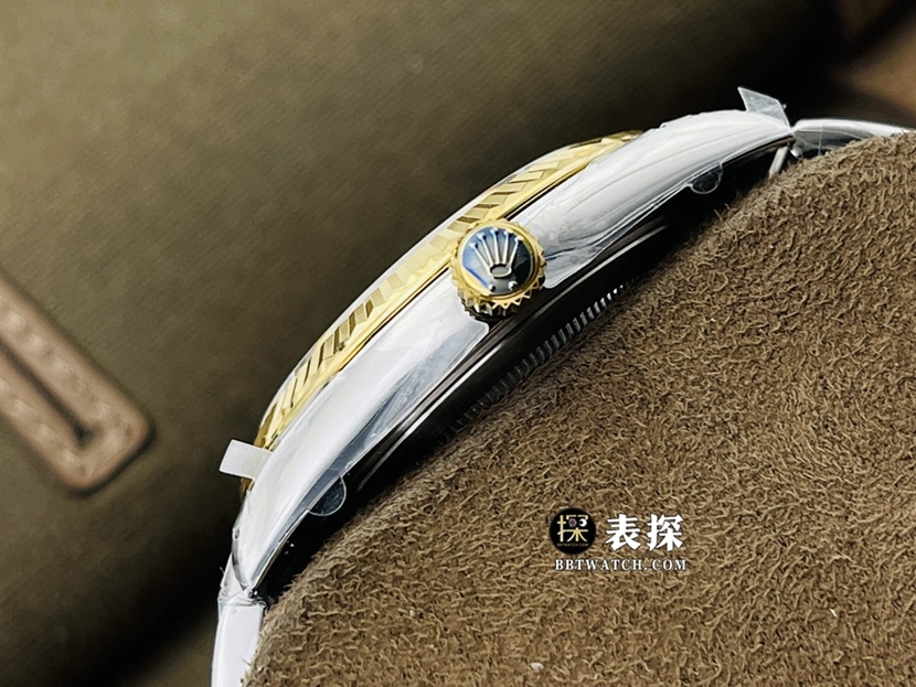 VS FactoryRolexDatejusttop-tier watch men's white dial gold steel bracelet model pictures and pricesside live photo