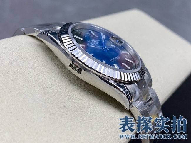 VStop-tiersuper cloneRolex log 41MM watch_How much does it cost_Pictures_How is the workmanship Side view