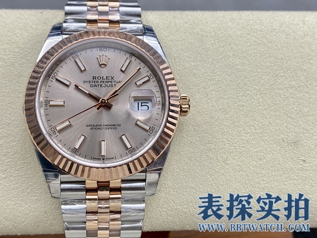 VSRolextop-tier gray plate log 41MM watch_price_picture_how is the quality front