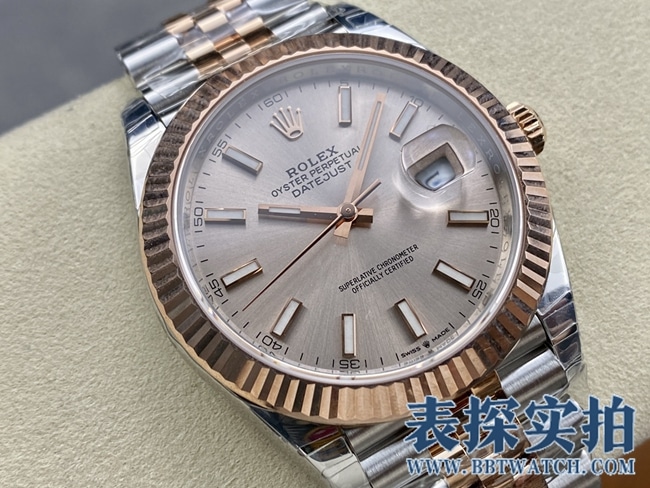 VSRolextop-tier gray plate log 41MM watch_price_picture_how is the quality front