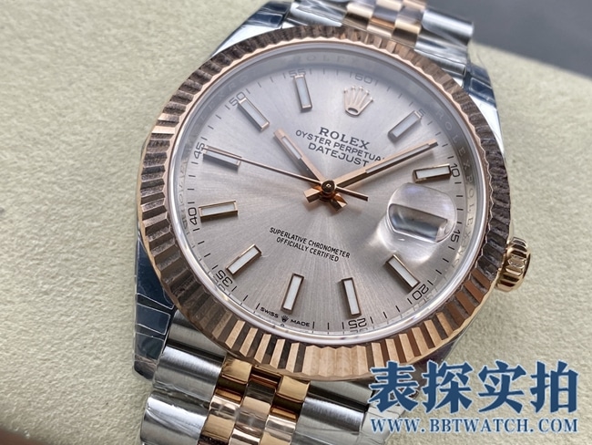 VSRolextop-tier gray plate log 41MM watch_price_picture_how is the quality front