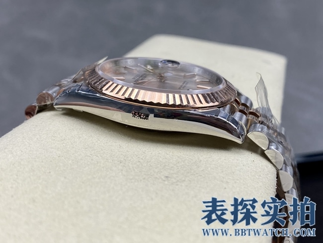 VSRolextop-tier gray disk log 41MM watch_price_picture_quality side