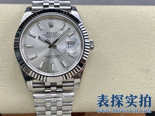 VSRolex high-quality log 41MM white steel watch_price_style picture_quality positive