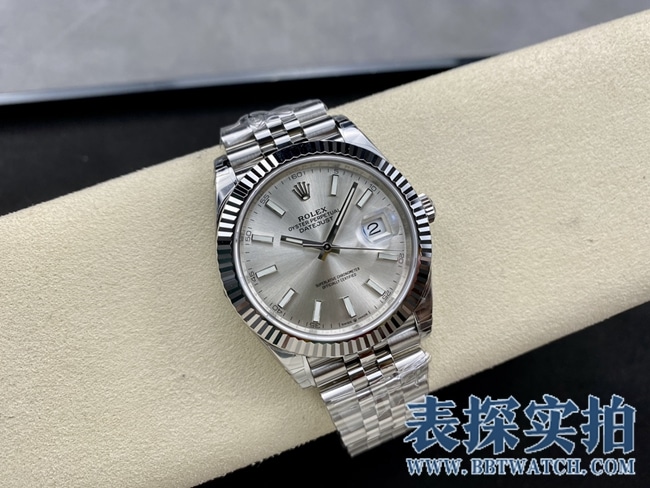 VSRolex high-quality log 41MM white steel watch_price_style picture_quality positive