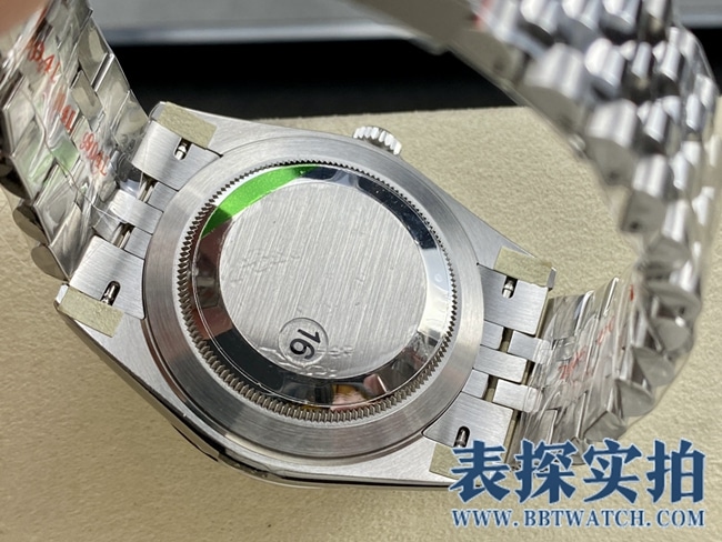 VSRolex high-quality log 41MM white steel watch_price_style picture_quality bottom cover