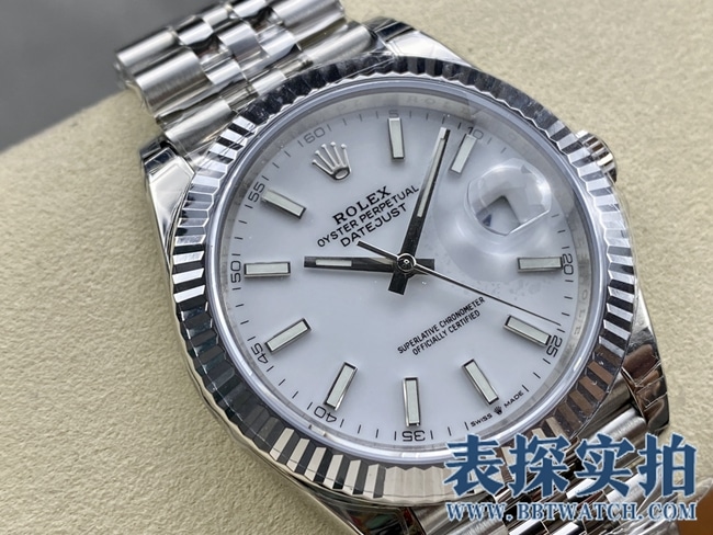 VSRolex log top-tiersuper clone41MM watch_How much does it cost_Pictures_How is the workmanship? Front