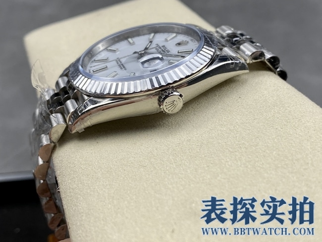 VSRolex log top-tiersuper clone41MM watch_How much does it cost_Pictures_How is the workmanship Side view