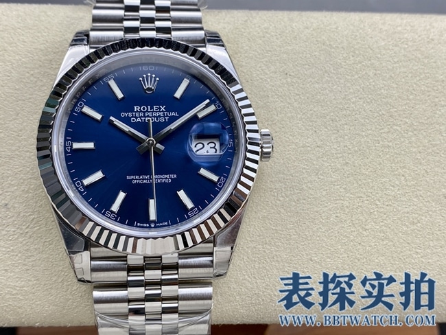 VStop-tier replicaRolexblue dial log 41MM watch_price_picture_quality like front