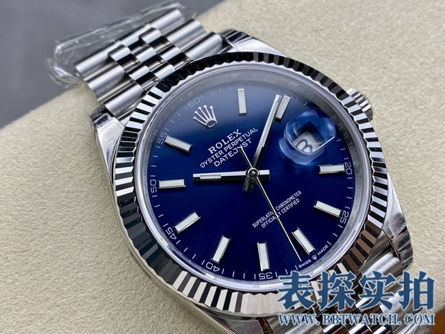 VStop-tier replicaRolexblue dial log 41MM watch_price_picture_quality like front