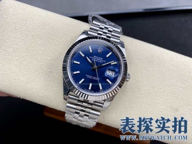 VStop-tier replicaRolexblue dial log 41MM watch_price_picture_quality like front