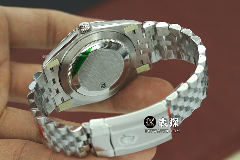 VSRolex men's factory high-quality replicablack dial log 41MM watch m126334-0018caseback live photo