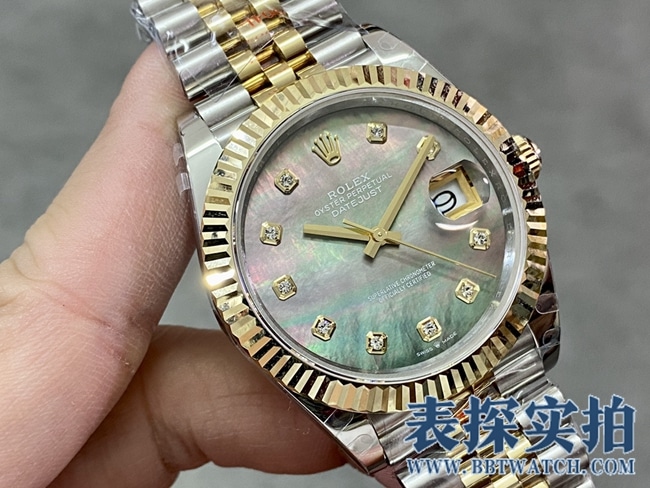 GMRolextop-tiersuper clonegreen dialDatejust41mm watch_How much does it cost_Pictures_How is the workmanship? Front